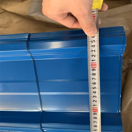 Alloggiamento rivestito in zinco per uso lamiera da costruzione Piastra da costruzione per copertura del tetto in colore verniciato