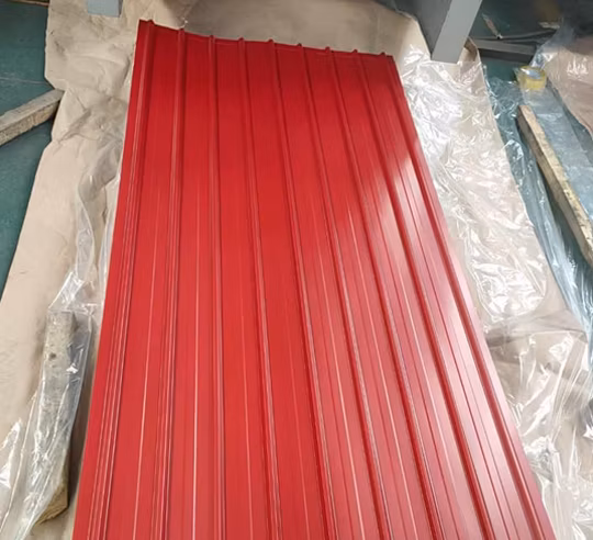 Lamiera per coperture zincata preverniciata Piastra in acciaio PPGI Metallo rivestito di colore brillante