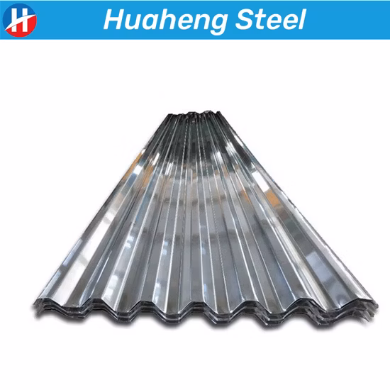 Prezzo di copertura in lamiera zincata di vendita calda di alta qualità / Lamiera di acciaio ondulato Gi / Lamiera di copertura in zinco Lamiera per tetto in ferro