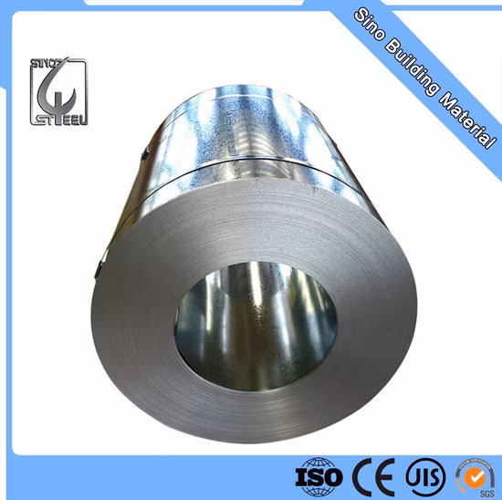 Acciaio inossidabile / Striscia di acciaio zincato / Bobina / Verniciato a colori / Rivestito di zinco / Laminato a caldo / Laminato a freddo / Lustrino regolare / Bobina di acciaio per immersione a caldo SGCC Dx51d Dx52D Dx53D